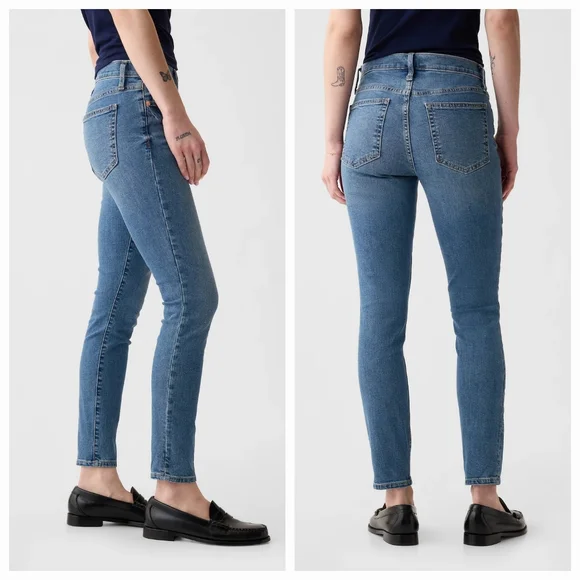 GAP True Skinny Mid Rise Jeans, Women's Size 30R - Picture 2 of 6